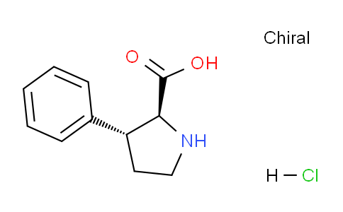 CAS No. 51212-38-5, (2S,3R)-3-Phenylpyrrolidine-2-carboxylic acid hydrochloride