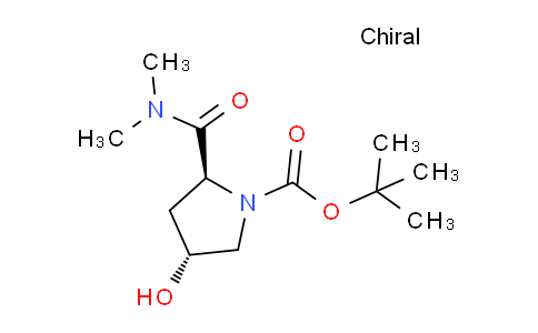 CAS No. 127423-55-6, (2S,4R)-tert-Butyl 2-(dimethylcarbamoyl)-4-hydroxypyrrolidine-1-carboxylate