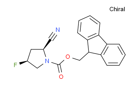 CAS No. 1234363-41-7, (2S,4S)-(9H-Fluoren-9-yl)methyl 2-cyano-4-fluoropyrrolidine-1-carboxylate
