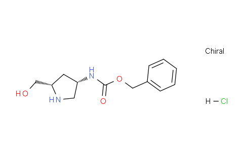 CAS No. 1279026-90-2, (2S,4S)-2-Hydroxymethyl-4-Cbz-aminopyrrolidine hydrochloride