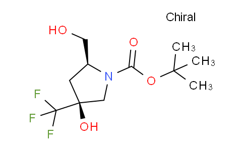 CAS No. 470482-37-2, (2S,4S)-tert-Butyl 4-hydroxy-2-(hydroxymethyl)-4-(trifluoromethyl)pyrrolidine-1-carboxylate