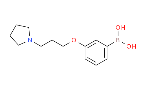 CAS No. 1334216-21-5, (3-(3-(Pyrrolidin-1-yl)propoxy)phenyl)boronic acid