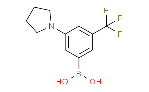 CAS No. 1704067-30-0, (3-(pyrrolidin-1-yl)-5-(trifluoromethyl)phenyl)boronic acid
