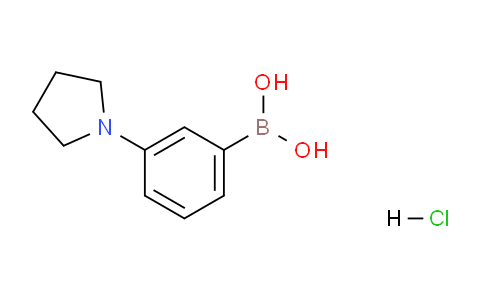 CAS No. 1218790-77-2, (3-(Pyrrolidin-1-yl)phenyl)boronic acid hydrochloride
