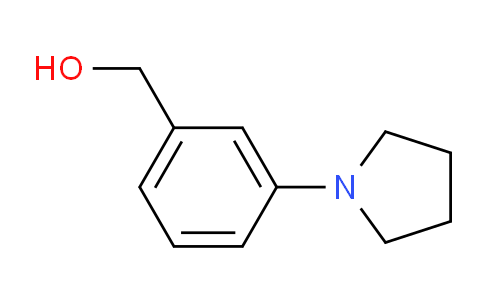 CAS No. 859850-72-9, (3-(Pyrrolidin-1-yl)phenyl)methanol
