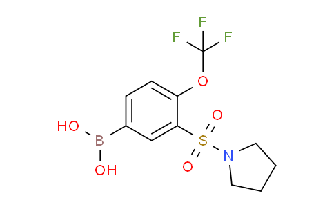 CAS No. 1704069-27-1, (3-(pyrrolidin-1-ylsulfonyl)-4-(trifluoromethoxy)phenyl)boronic acid
