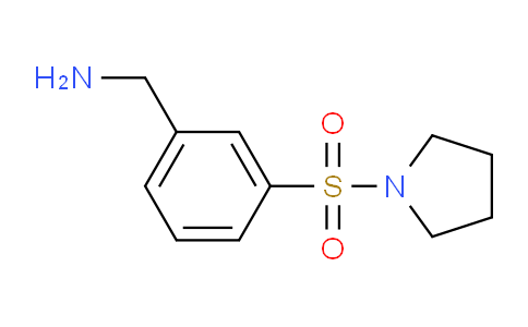 CAS No. 953727-42-9, (3-(Pyrrolidin-1-ylsulfonyl)phenyl)methanamine