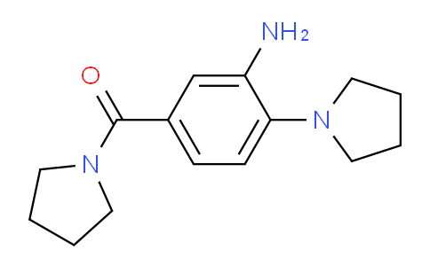 CAS No. 640263-69-0, (3-Amino-4-(pyrrolidin-1-yl)phenyl)(pyrrolidin-1-yl)methanone