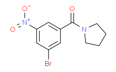 CAS No. 941294-20-8, (3-Bromo-5-nitrophenyl)(pyrrolidin-1-yl)methanone