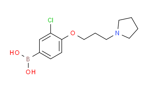 CAS No. 1704074-32-7, (3-chloro-4-(3-(pyrrolidin-1-yl)propoxy)phenyl)boronic acid