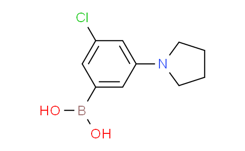 CAS No. 1402238-28-1, (3-Chloro-5-(pyrrolidin-1-yl)phenyl)boronic acid