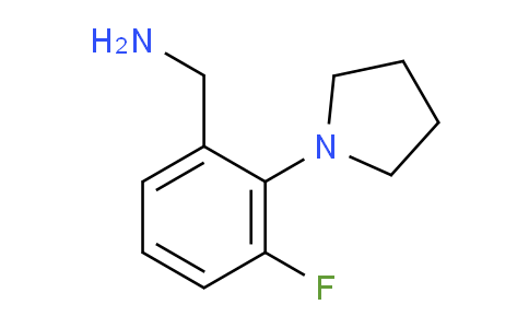 CAS No. 1514176-05-6, (3-Fluoro-2-(pyrrolidin-1-yl)phenyl)methanamine