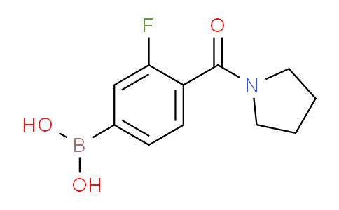 CAS No. 874289-09-5, (3-Fluoro-4-(pyrrolidine-1-carbonyl)phenyl)boronic acid