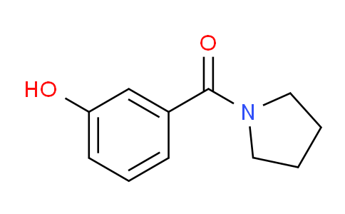 CAS No. 80917-39-1, (3-Hydroxyphenyl)(pyrrolidin-1-yl)methanone