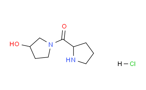 CAS No. 1236254-89-9, (3-Hydroxypyrrolidin-1-yl)(pyrrolidin-2-yl)methanone hydrochloride