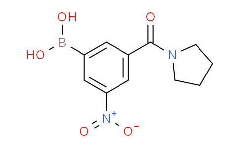 CAS No. 871332-81-9, (3-Nitro-5-(pyrrolidine-1-carbonyl)phenyl)boronic acid