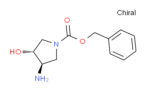 CAS No. 535936-20-0, (3R,4R)-Benzyl 3-amino-4-hydroxypyrrolidine-1-carboxylate