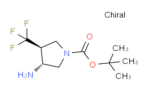 CAS No. 1428776-56-0, (3R,4S)-tert-Butyl 3-amino-4-(trifluoromethyl)pyrrolidine-1-carboxylate