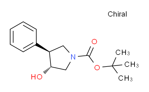 CAS No. 952343-56-5, (3R,4S)-tert-Butyl 3-hydroxy-4-phenylpyrrolidine-1-carboxylate