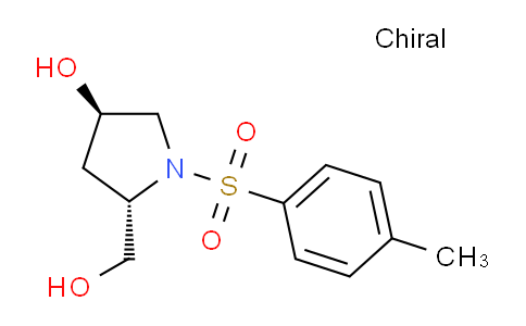 CAS No. 5605-46-9, (3R,5S)-5-(Hydroxymethyl)-1-tosylpyrrolidin-3-ol