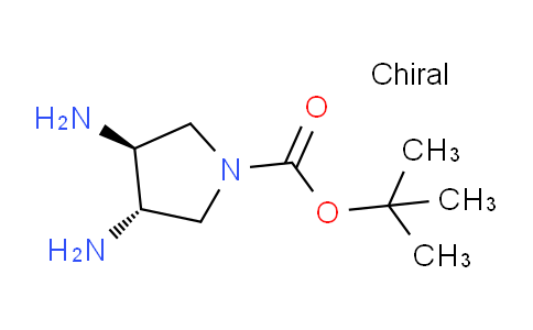 CAS No. 2173182-42-6, (3S,4S)-rel-tert-Butyl 3,4-diaminopyrrolidine-1-carboxylate