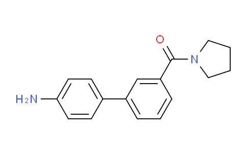 CAS No. 1335041-66-1, (4'-Amino-[1,1'-biphenyl]-3-yl)(pyrrolidin-1-yl)methanone
