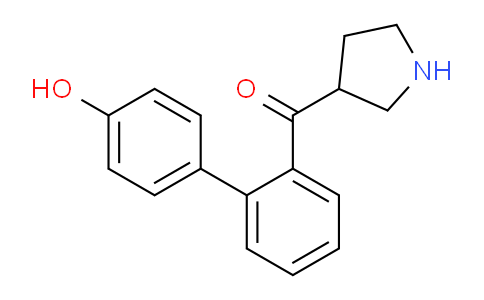 CAS No. 1261947-62-9, (4'-Hydroxy-[1,1'-biphenyl]-2-yl)(pyrrolidin-3-yl)methanone