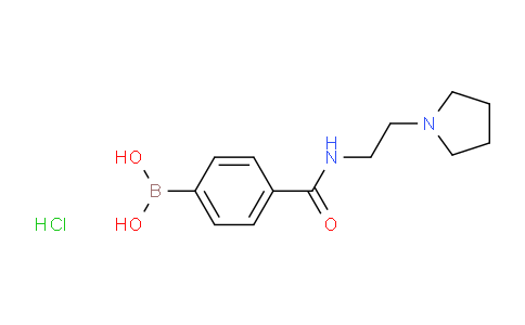 CAS No. 957060-70-7, (4-((2-(Pyrrolidin-1-yl)ethyl)carbamoyl)phenyl)boronic acid hydrochloride