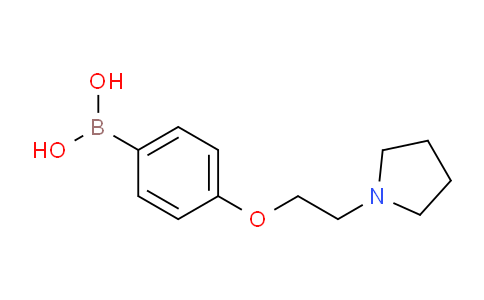 CAS No. 226396-30-1, (4-(2-(Pyrrolidin-1-yl)ethoxy)phenyl)boronic acid