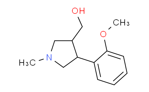 CAS No. 1706456-41-8, (4-(2-Methoxyphenyl)-1-methylpyrrolidin-3-yl)methanol