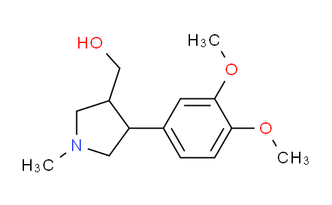 CAS No. 1706434-56-1, (4-(3,4-Dimethoxyphenyl)-1-methylpyrrolidin-3-yl)methanol