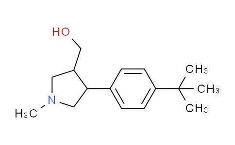 CAS No. 1706456-28-1, (4-(4-(tert-Butyl)phenyl)-1-methylpyrrolidin-3-yl)methanol