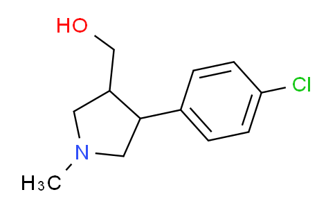 CAS No. 1706434-54-9, (4-(4-Chlorophenyl)-1-methylpyrrolidin-3-yl)methanol