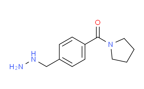 CAS No. 1189579-89-2, (4-(Hydrazinylmethyl)phenyl)(pyrrolidin-1-yl)methanone