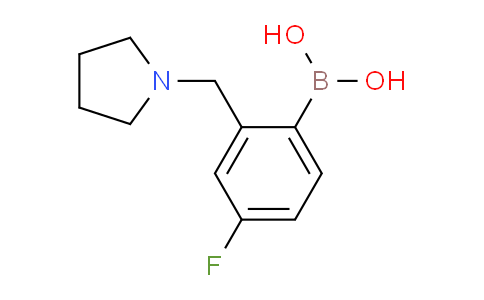 CAS No. 1704063-81-9, (4-fluoro-2-(pyrrolidin-1-ylmethyl)phenyl)boronic acid