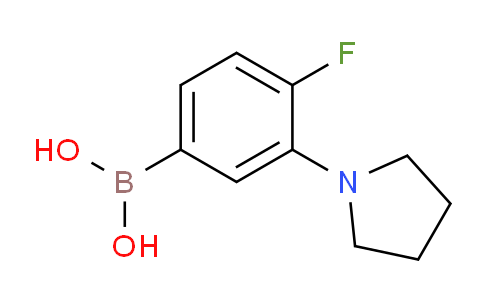 CAS No. 1704073-15-3, (4-fluoro-3-(pyrrolidin-1-yl)phenyl)boronic acid