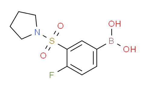 CAS No. 1704121-54-9, (4-fluoro-3-(pyrrolidin-1-ylsulfonyl)phenyl)boronic acid