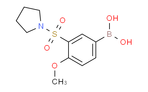 CAS No. 874219-52-0, (4-Methoxy-3-(pyrrolidin-1-ylsulfonyl)phenyl)boronic acid