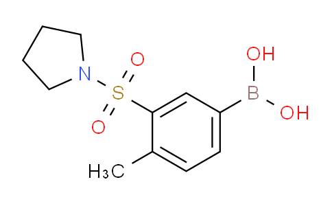 CAS No. 1704068-81-4, (4-methyl-3-(pyrrolidin-1-ylsulfonyl)phenyl)boronic acid