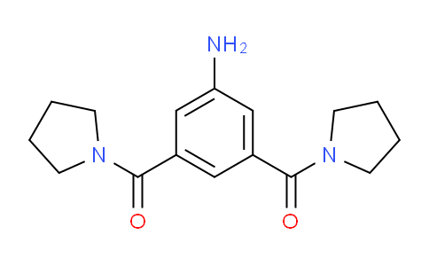 CAS No. 85236-70-0, (5-Amino-1,3-phenylene)bis(pyrrolidin-1-ylmethanone)