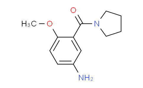 CAS No. 1071292-71-1, (5-Amino-2-methoxyphenyl)(pyrrolidin-1-yl)methanone