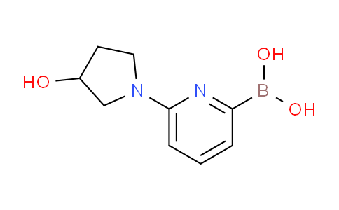 CAS No. 1310404-11-5, (6-(3-Hydroxypyrrolidin-1-yl)pyridin-2-yl)boronic acid
