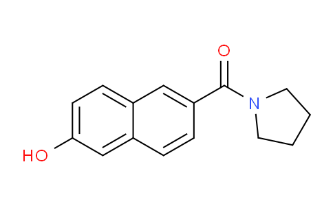 CAS No. 871121-80-1, (6-Hydroxynaphthalen-2-yl)(pyrrolidin-1-yl)methanone