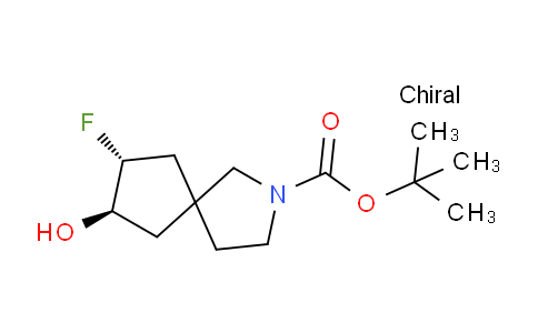 CAS No. 1933665-44-1, (7R,8R)-tert-Butyl 7-fluoro-8-hydroxy-2-azaspiro[4.4]nonane-2-carboxylate