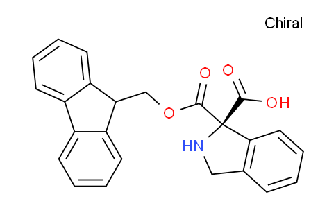 CAS No. 2514812-27-0, (R)-1-(((9H-Fluoren-9-yl)methoxy)carbonyl)isoindoline-1-carboxylic acid