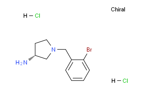 CAS No. 1286207-54-2, (R)-1-(2-Bromobenzyl)pyrrolidin-3-amine dihydrochloride