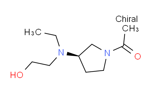 CAS No. 1354003-48-7, (R)-1-(3-(Ethyl(2-hydroxyethyl)amino)pyrrolidin-1-yl)ethanone
