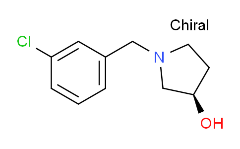 CAS No. 1314355-33-3, (R)-1-(3-Chlorobenzyl)pyrrolidin-3-ol