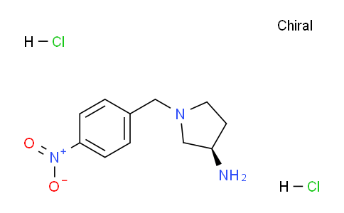 CAS No. 1286208-71-6, (R)-1-(4-Nitrobenzyl)pyrrolidin-3-amine dihydrochloride