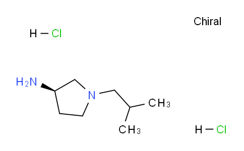 CAS No. 1286207-52-0, (R)-1-Isobutylpyrrolidin-3-amine dihydrochloride